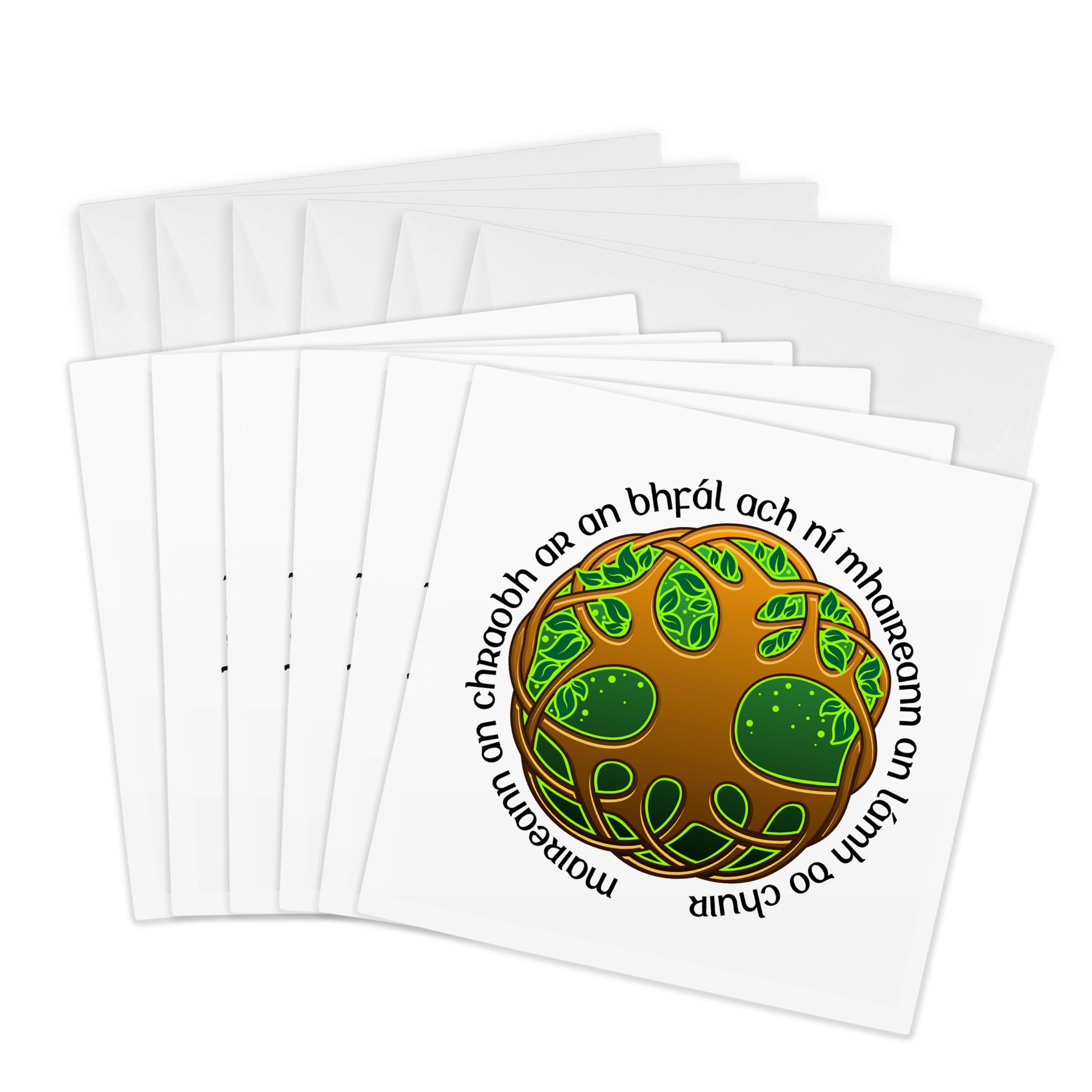 Cartes de vœux arbre de vie celtique pour un message unique - 8
