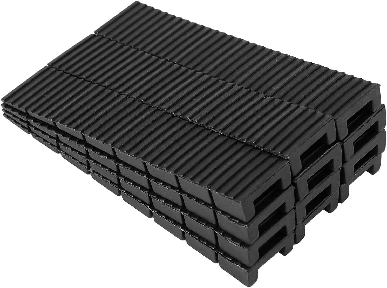ZZJMCH 12 Pack Black Multi Purpose Furniture Plastic Shims for Leveling ...