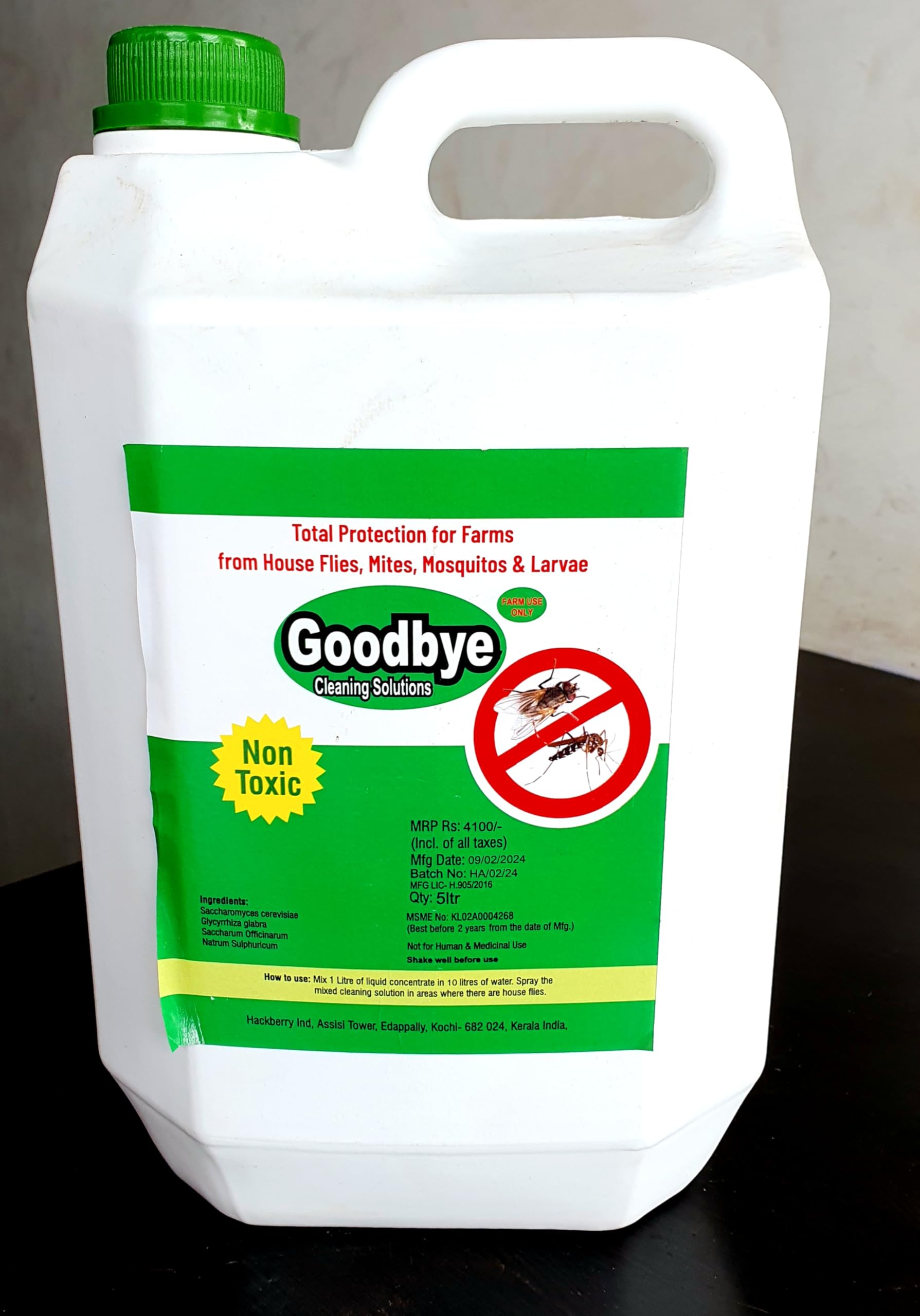 Good bye Fly Kill solution 5L can (B0D843WKPM) Amazon Price History, Amazon Price Tracker