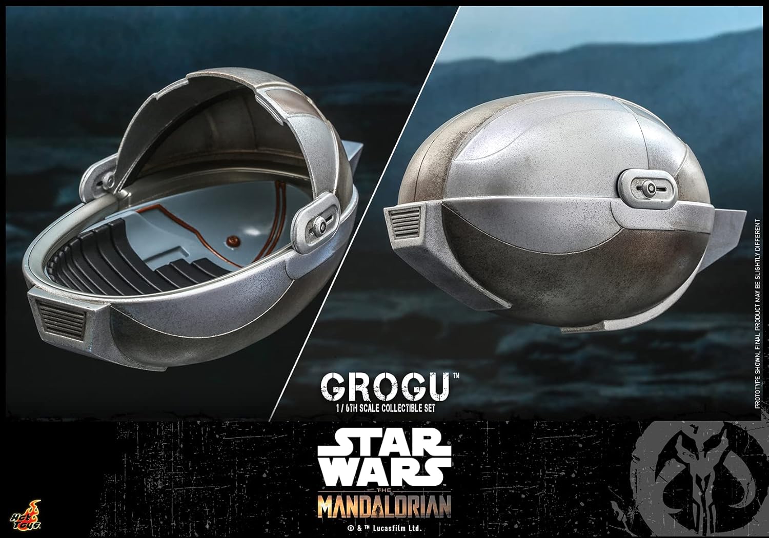 TV Masterpiece Mandalorian Grogoo & Accessory Set 1/6 Scale Figure Green (HT908288)