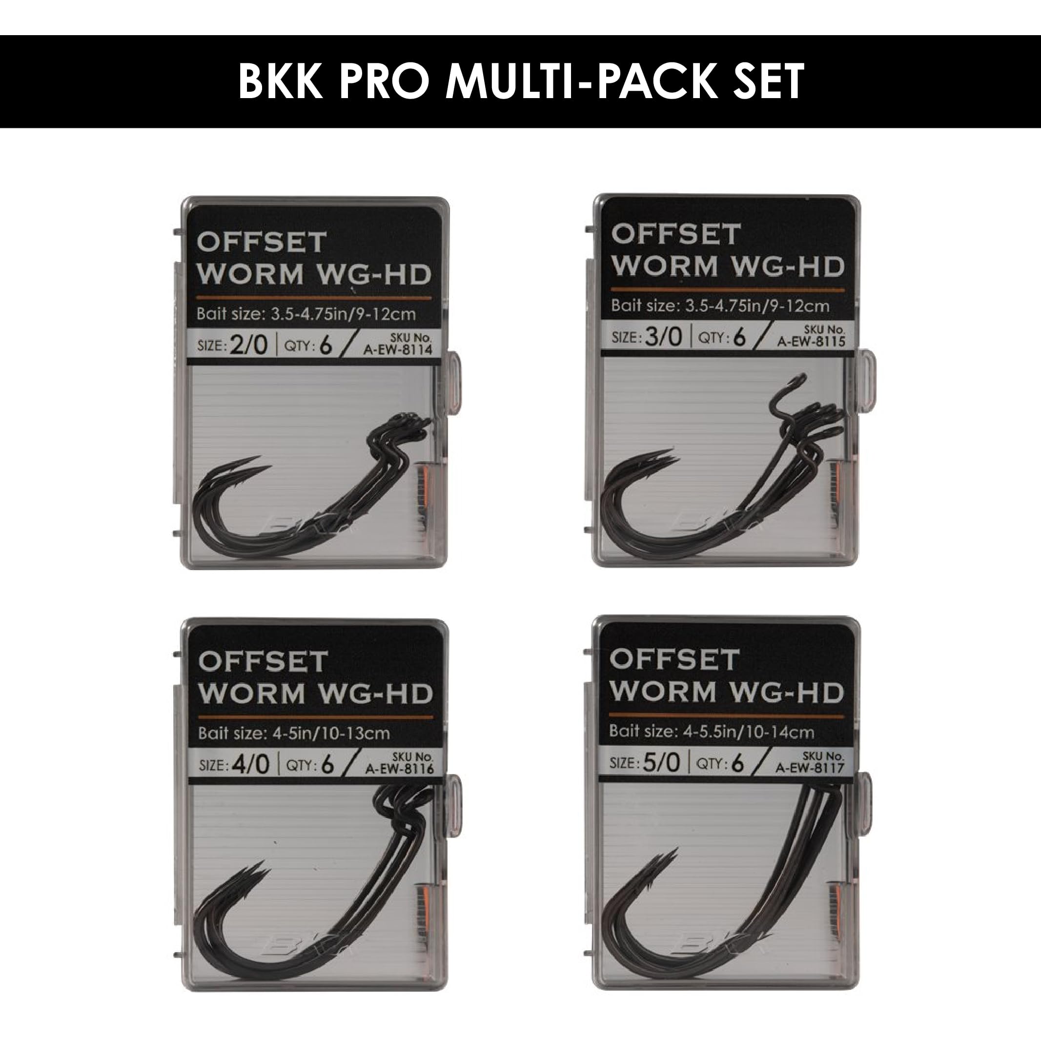 Amazon.co.jp: BKK オフセットワーム WG-HD 5本パック セット | プロ