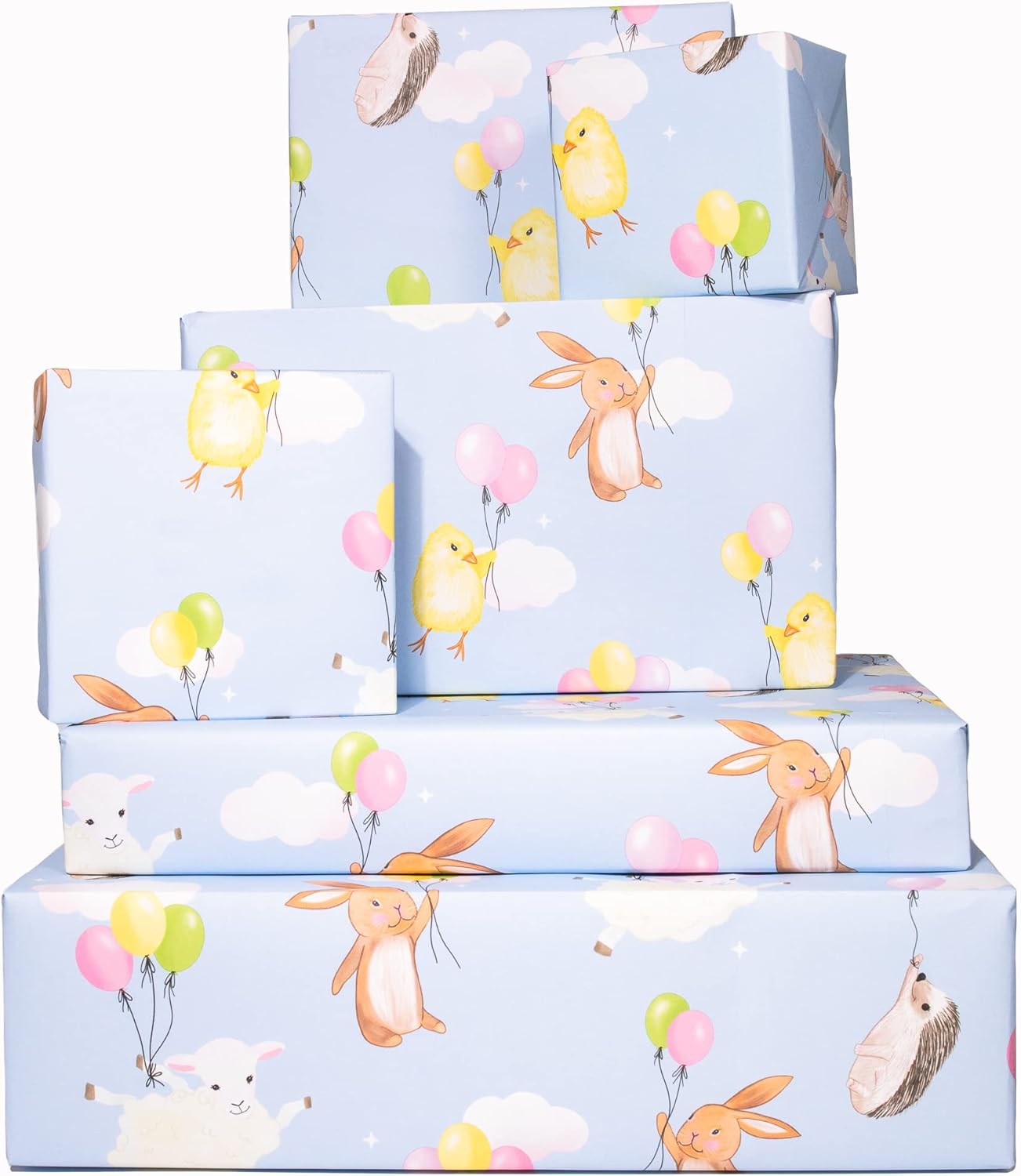 Central 23 – Wrapping Paper for Baby Boy – 6 Sheets of Gift Wrap for ...