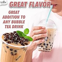 Vista 2 de Fusion Select Tapioca Pearl - Tapioca de cocción rápida con sabor a azúcar morena, Boba para té Boba listo en 5 minutos, perlas Boba, perlas de té