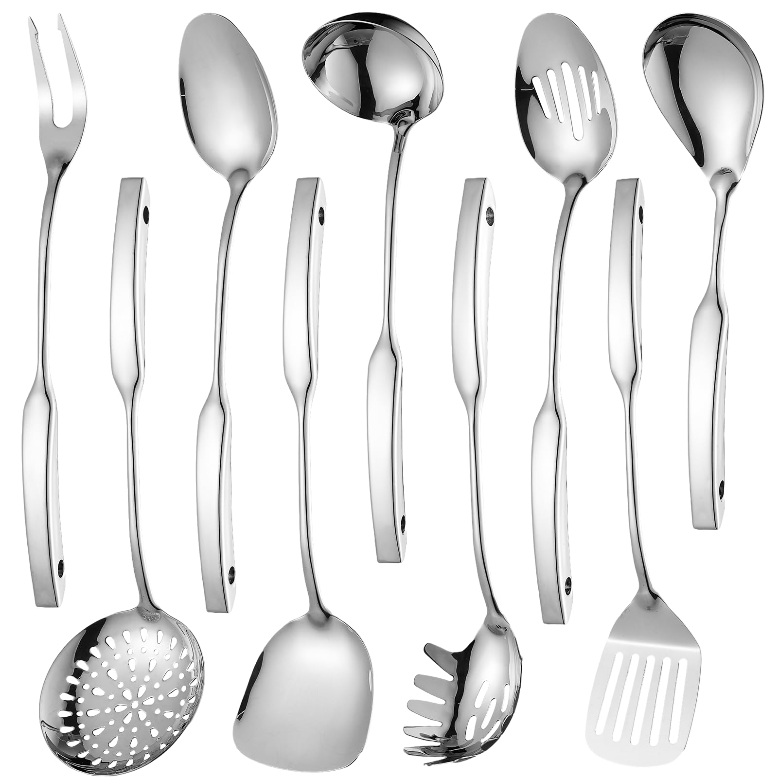 Izurok 9PCS Stainless Steel Kitchen Utensils Set
