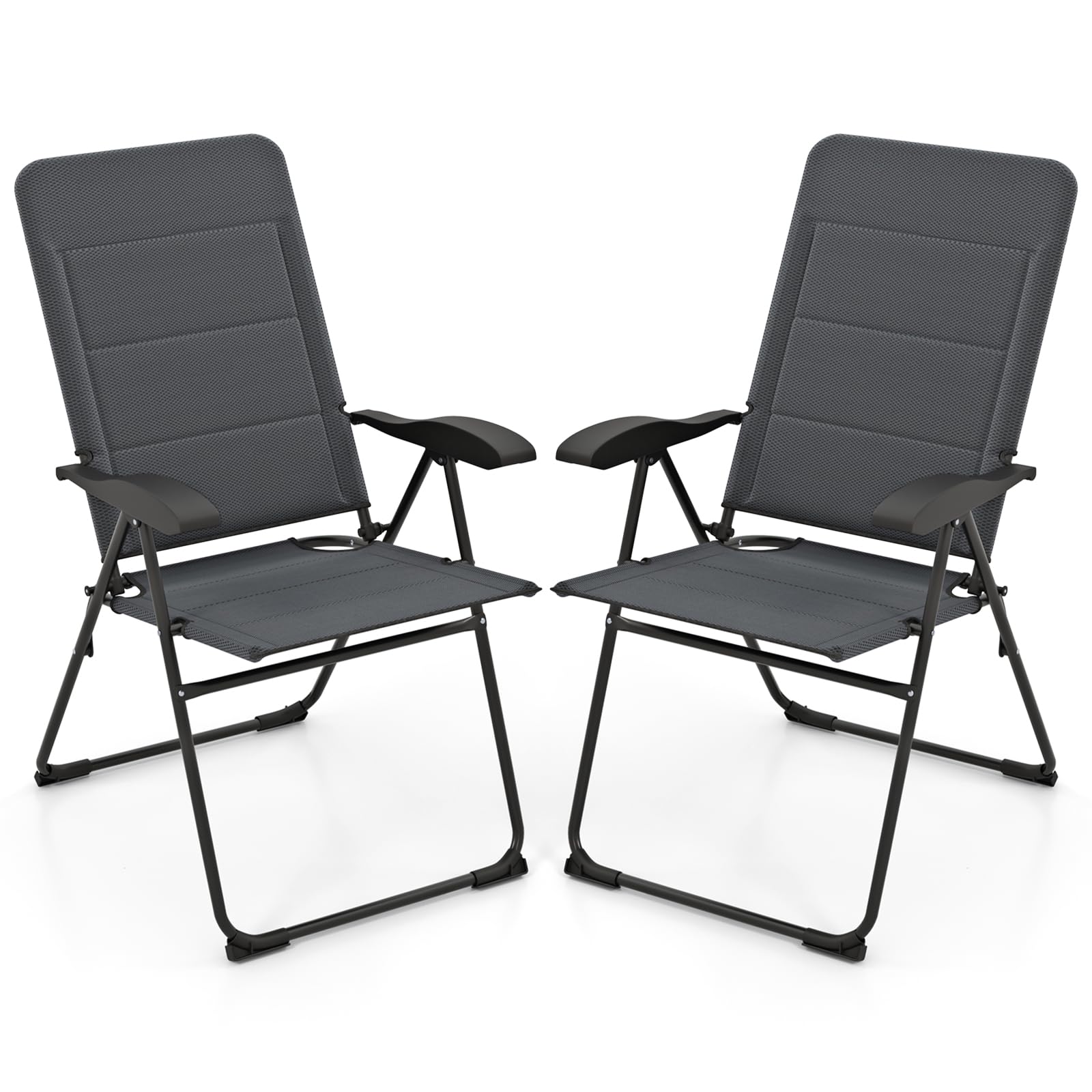 Fauteuil de jardin exterieur inclinable 7 positions en Oxford