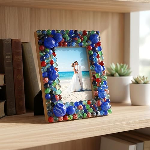 Miniatura 8 de Shindel 85 piezas de canicas de vidrio para jarrones, relleno de florero, velas de flores, manualidades, centros de mesa y decoración de boda