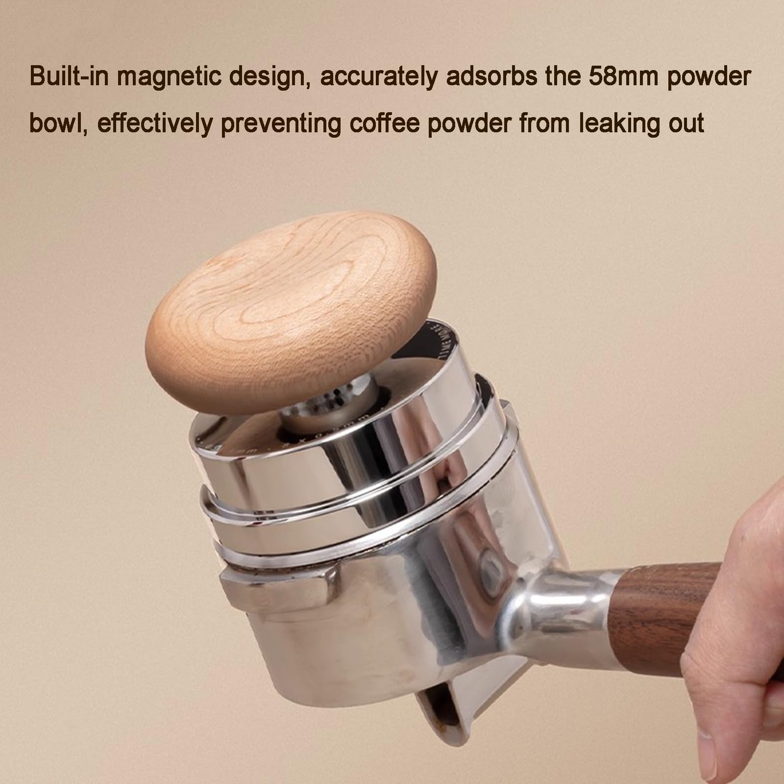 Zestaw tamperów do kawy espresso, zestaw 4 szt. z tamperem 58 mm, narzędziem WDT i matą silikonową do użytku domowego i na zewnątrz, narzędzia do parzenia kawy do idealnego espresso