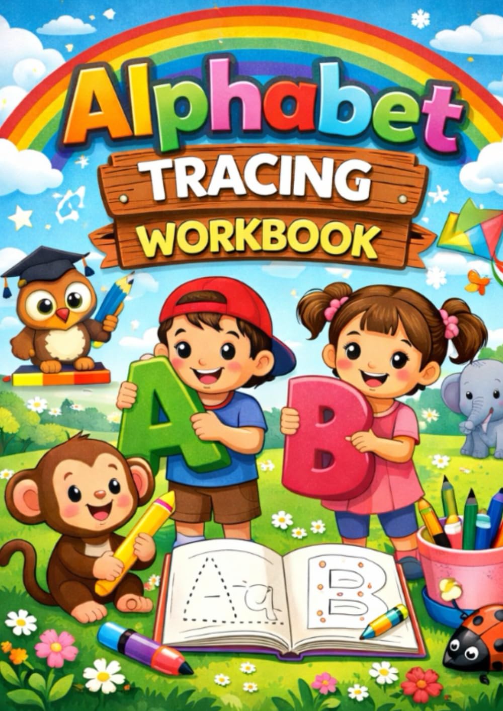 Trace and Colour the Alphabet
