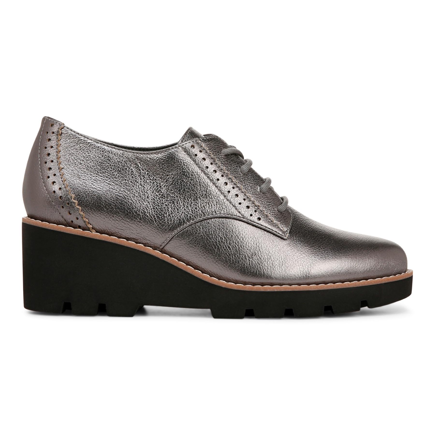 Vionic Anaheim, scarpe da donna con zeppa Oxford Derby