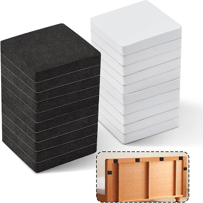 Headboard Wall Bumpers - 20-Pack Anti-Shake Furniture Protectors