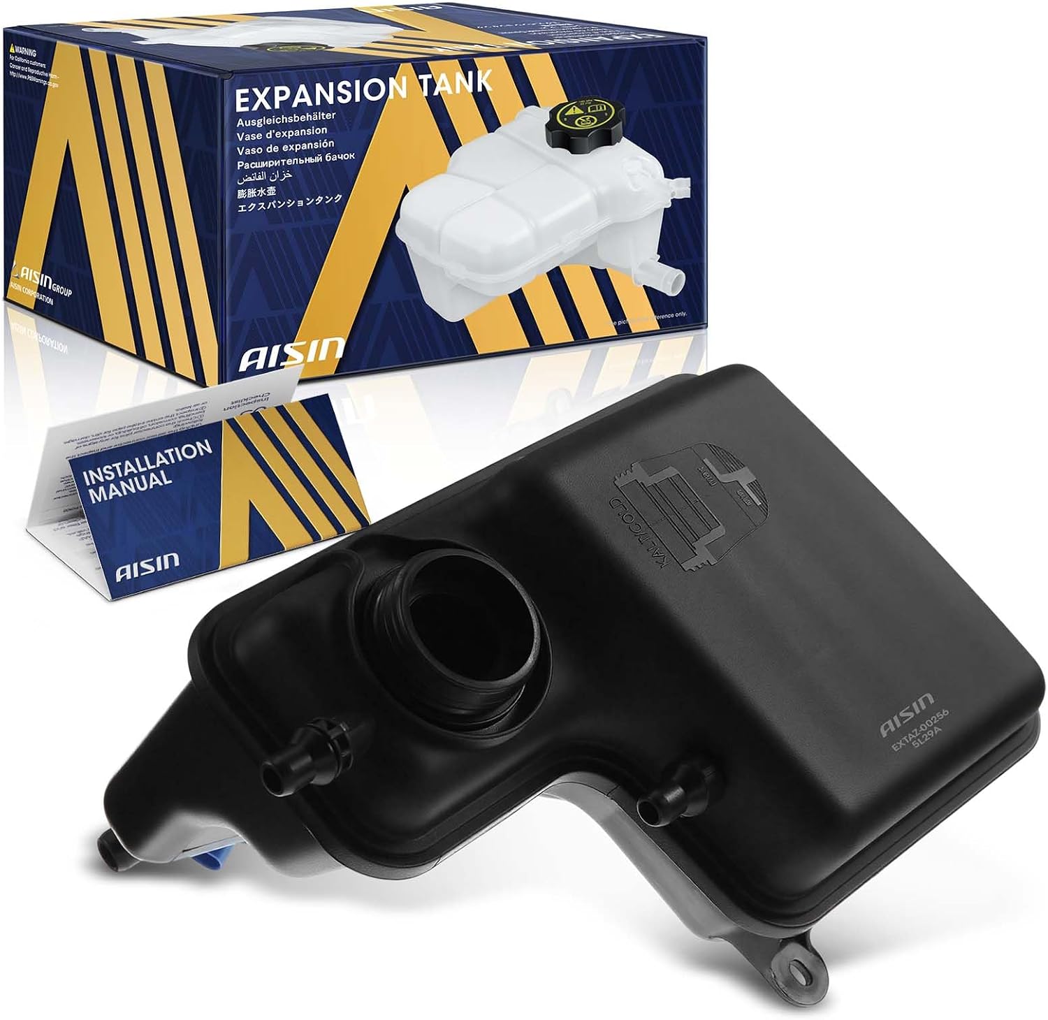 AISIN AFTERMARKET EXTAZ-00256 Coolant Reservoir Tank with Cap & Sensor