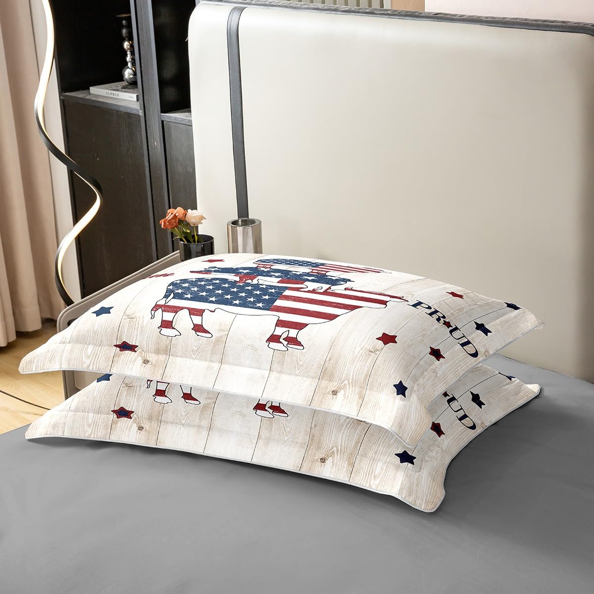 Set di biancheria da letto trapuntato con animali della fattoria