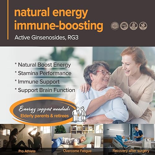 Miniatura 7 de [BTGIN] Bon - Extracto de ginseng rojo coreano fermentado 100% puro con nuevos ginsenósidos Rg3, compuesto K para refuerzo del sistema inmunológico,