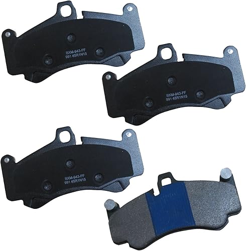 Vista 103 de Bendix Premium SBM8 - Pastillas de freno semimetálicas Premium para modelos seleccionados Buick Special, Camaro, Corvette, Phaeton, Olds F85, Vista