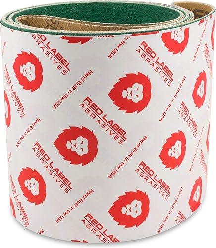 Miniatura 7 de Red Label Abrasives Cinturones de lijado de circonio de grano 24 de 4 x 36 pulgadas, 3