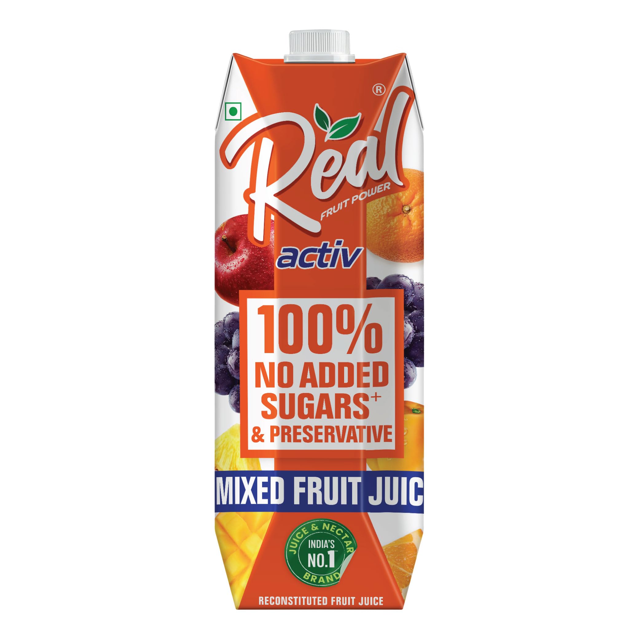 Real Activ 100% Orange Juice with No Added Sugar or Preservatives -1L-picture-15