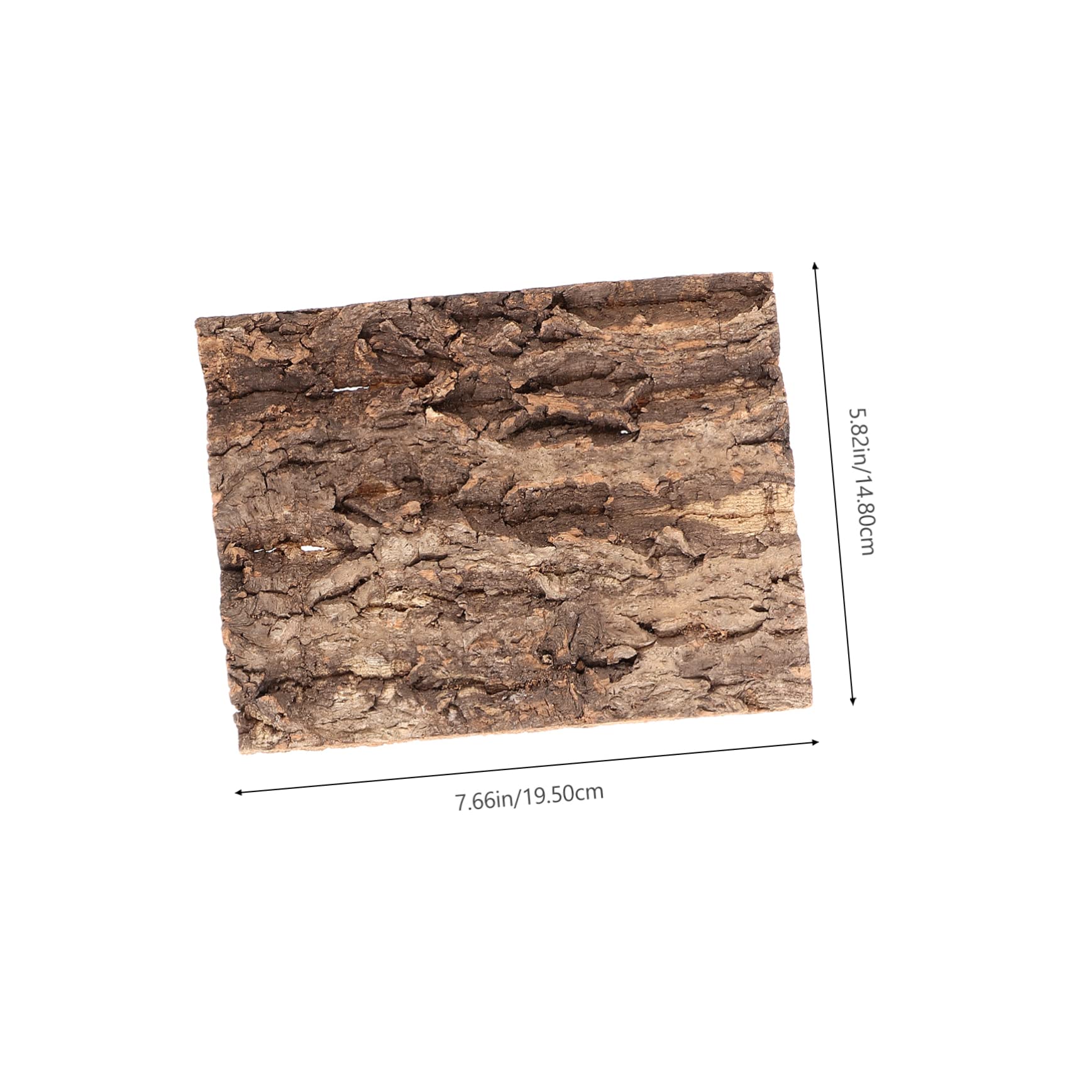 FUNOMOCYA 2Pcs Natural Reptile Hide Tree Bark Decor for Terrarium Climbing Tree Bark Decoration for Lizards Turtles Geckos Frogs Chameleons Habitat Background and Climbing Surface