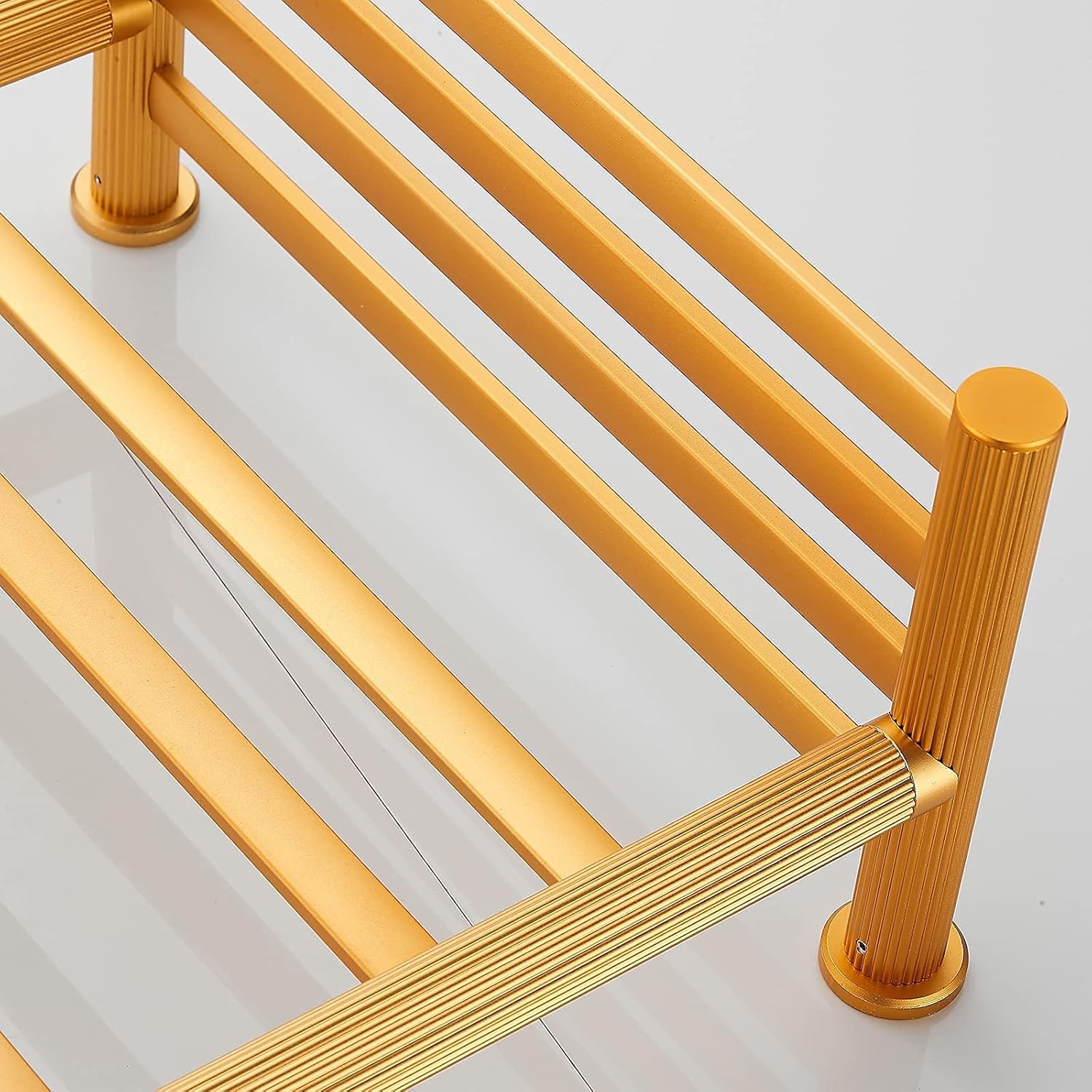 Towel Warmer, Bath Towel Holder Intelligent Electric Heating Towel Rail 80W Towel Rack Constant Temperature Drying Rack,Plug in (Hardwired)