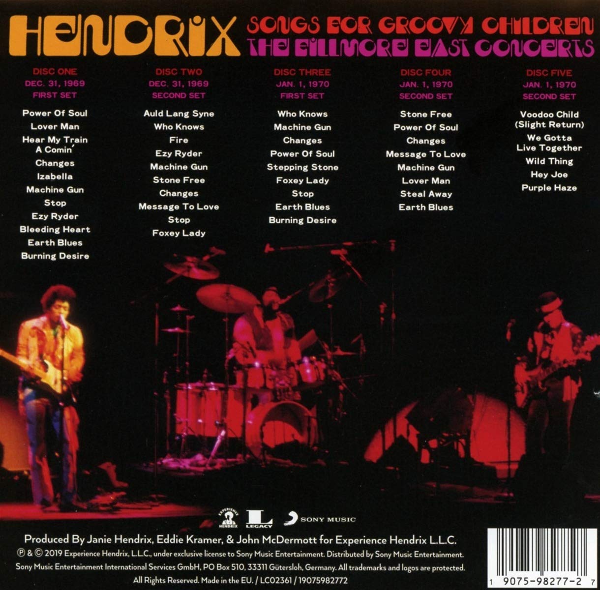 Songs For Groovy Children: The Fillmore East Concerts