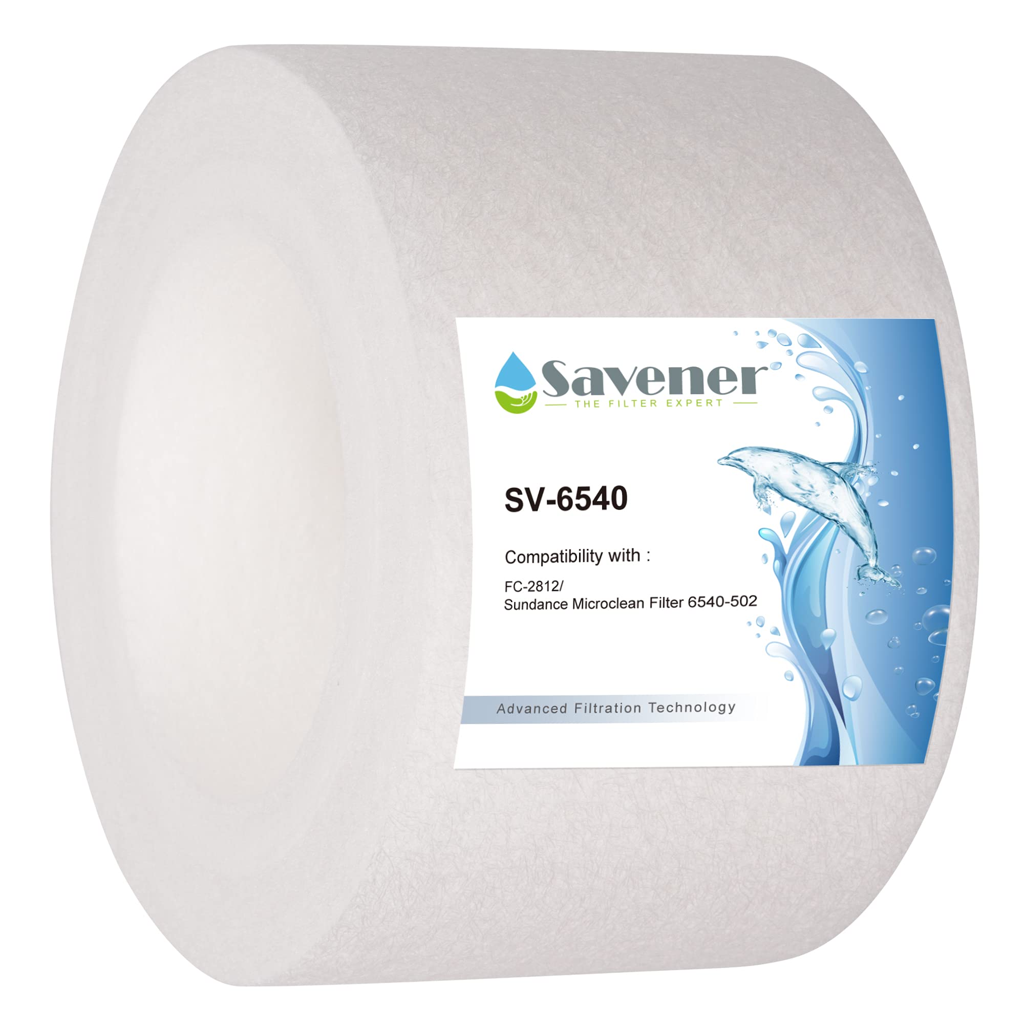 Savener SV-6540 Swimming Pool&Spa Replacement Filter Cartridge Hot Tub Filter Replaces FC-2812 n/aSq.ft Sundance Microclean Filter 6540-502 ZOTEE-114 1 Pack