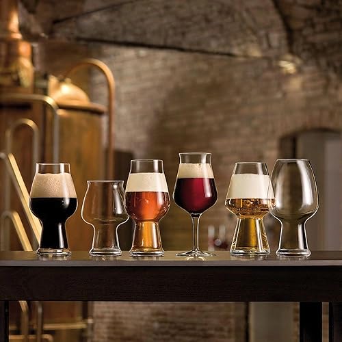 Miniatura 9 de Luigi Bormioli Birrateque - Vasos de cerveza de sidra de 17 onzas (juego de 2)  Vasos de cerveza artesanales para sidra, sidra dura, sidra de