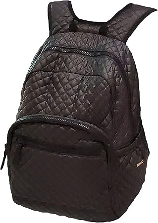 quilted laptop backpack