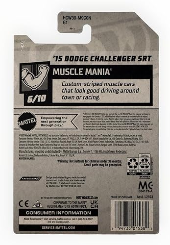 Miniatura 2 de Hot Wheels 2022 - Dodge Challenger SRT '15 - Azul - Muscle Mania 6/10-235/250