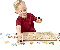 Vista 3 de Melissa & Doug rompecabezas de números y sonidos. Rompecabezas de madera con efectos de sonido (21 piezas)