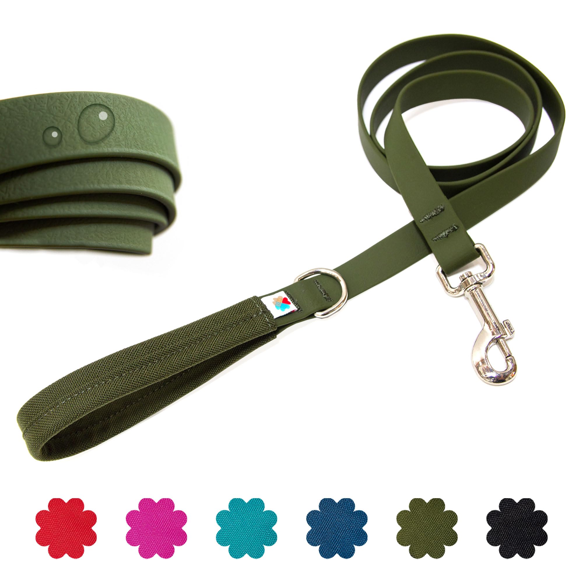 Pet Supplies : Wildebeest Funston Waterproof Dog Leash - Heavy