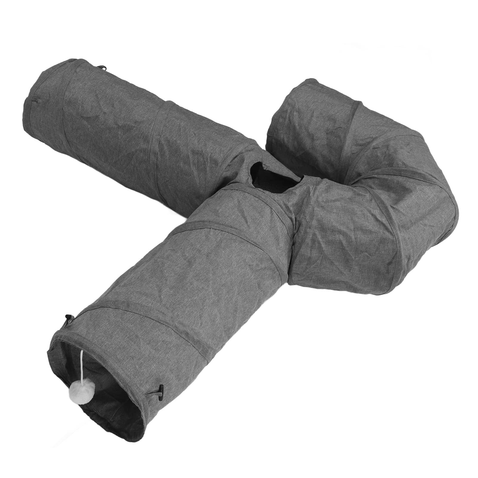Túnel para Gatos de 3 vías Seguro y Duradero Tubo de túnel para Gatitos Plegable para Ejercicio Diario