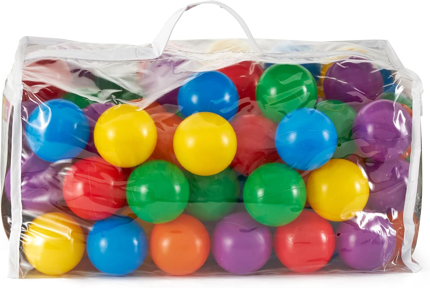 Intex 100 Pack Small Plastic Multi-Colored Fun Ballz for A Ball Pit (3 Pack)