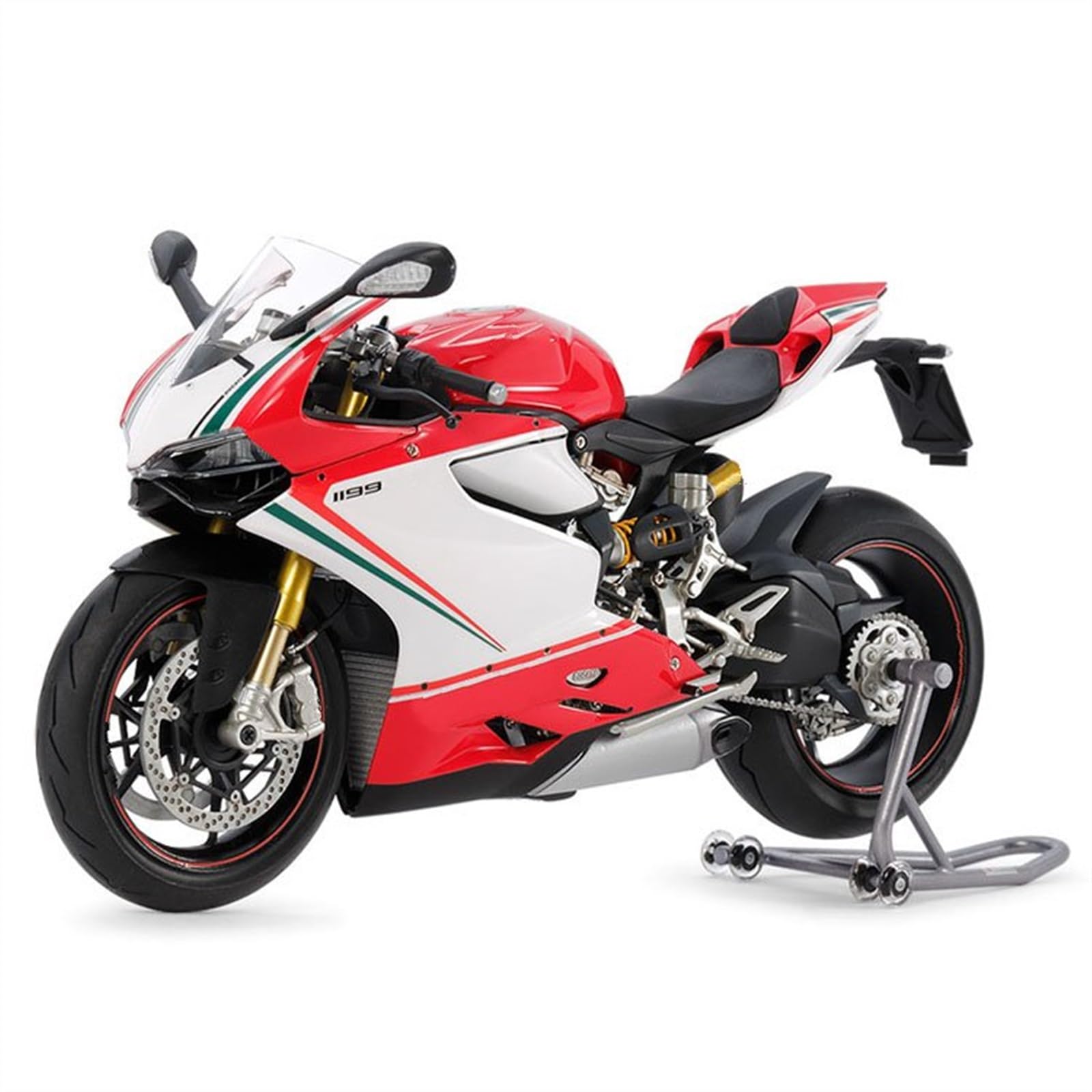 SEYXF Motorbike Toy for Ducati 1199 Panigale S Assembled Version Motorcycle Model Toy Vehicle Collection 1/12