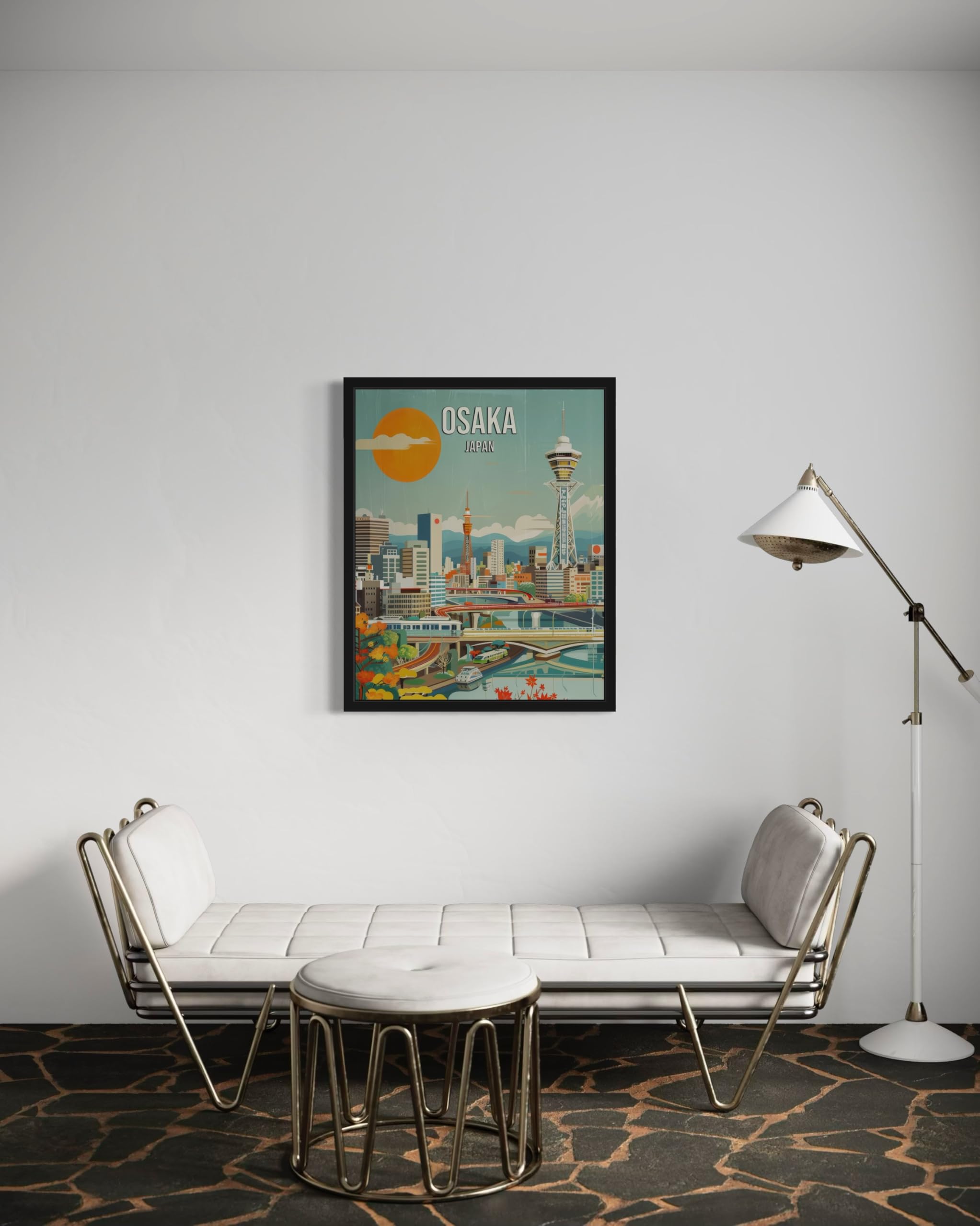 Amazon.com: Osaka Japan City Wall Art Poster Print, Asian