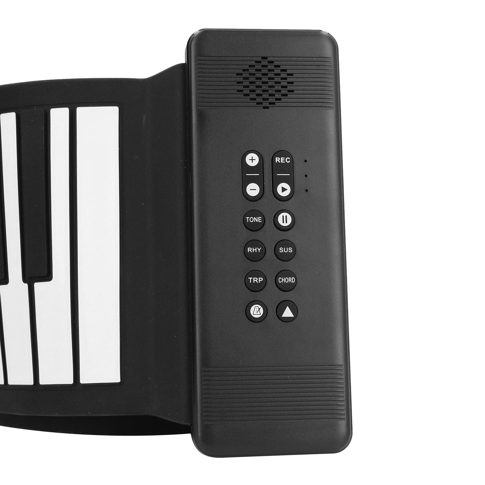 Zwinąć klawiaturę Fortepian, 88 Key Ręczny Rolka Fortepian 128 USB MIDI BT Portable Składane z Podróżowaniem z Wbudowanymi Głośnikami Przenośna Klawiatura Składane dla Początkujących