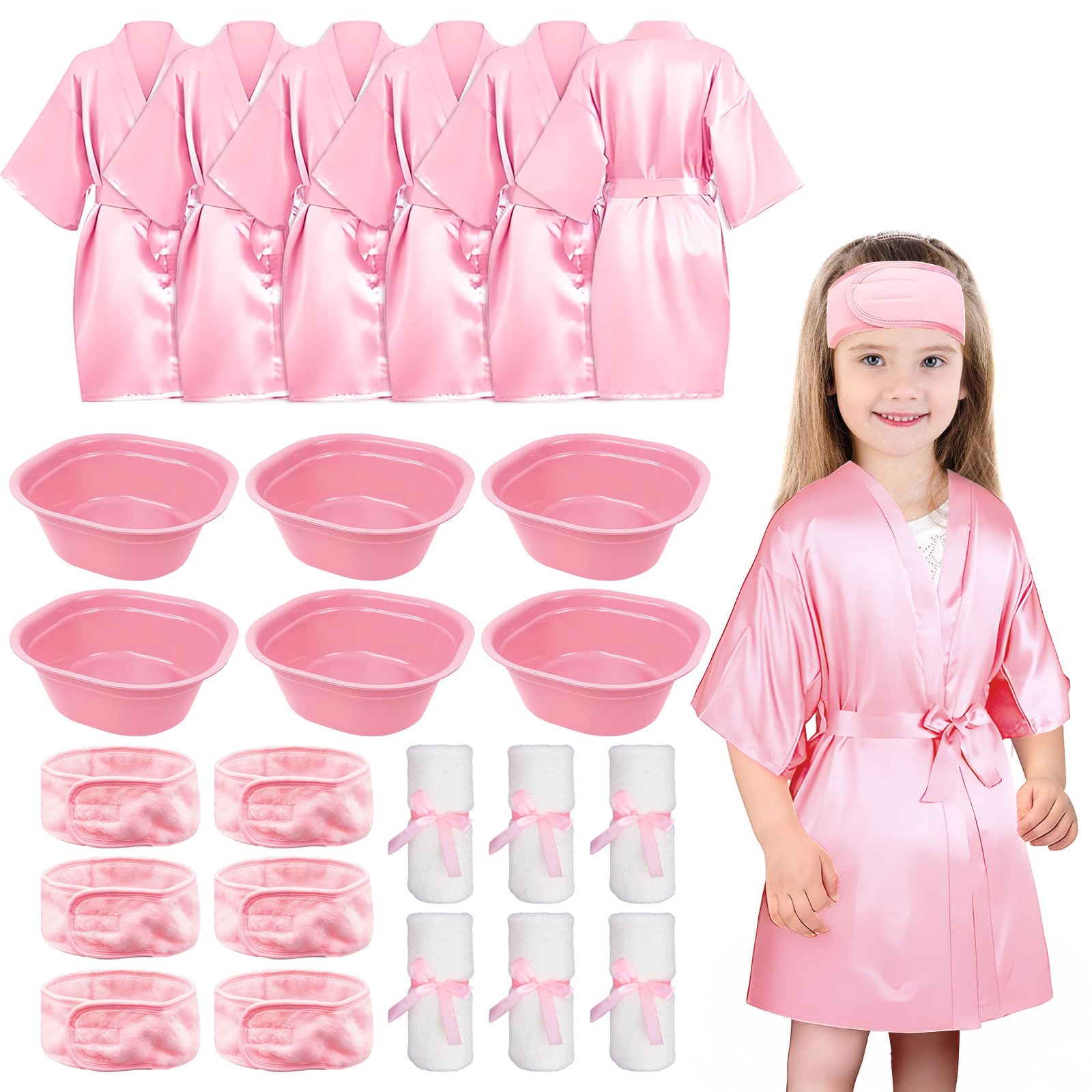 Bunnycool Lot De 24 Fournitures De Fête Spa Pour Enfants