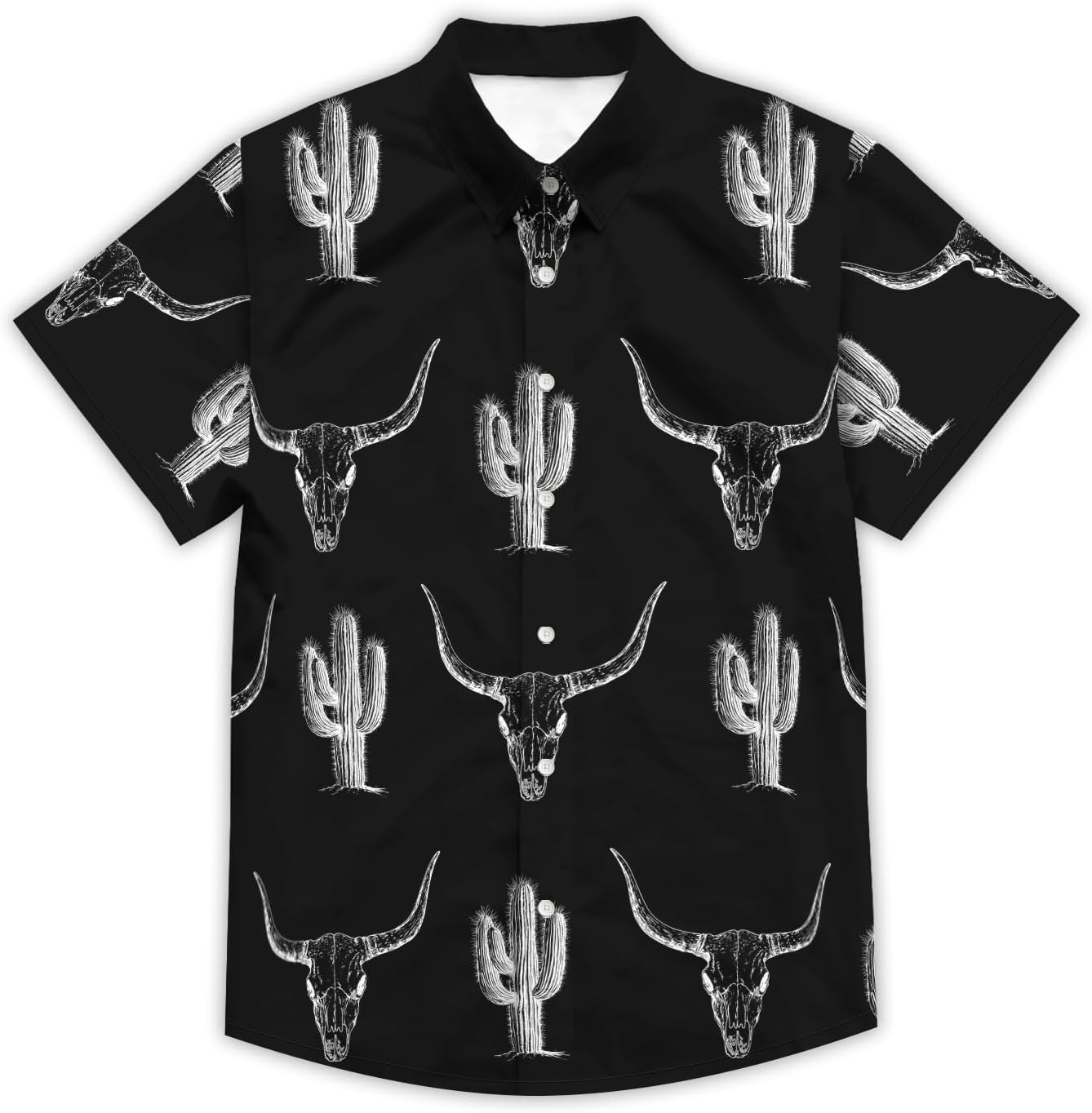 DFZ Funny Hawaiian Shirts for Men Summer Beach Short Sleeve Button Down Shirt Theme Party Shirt - Image 3