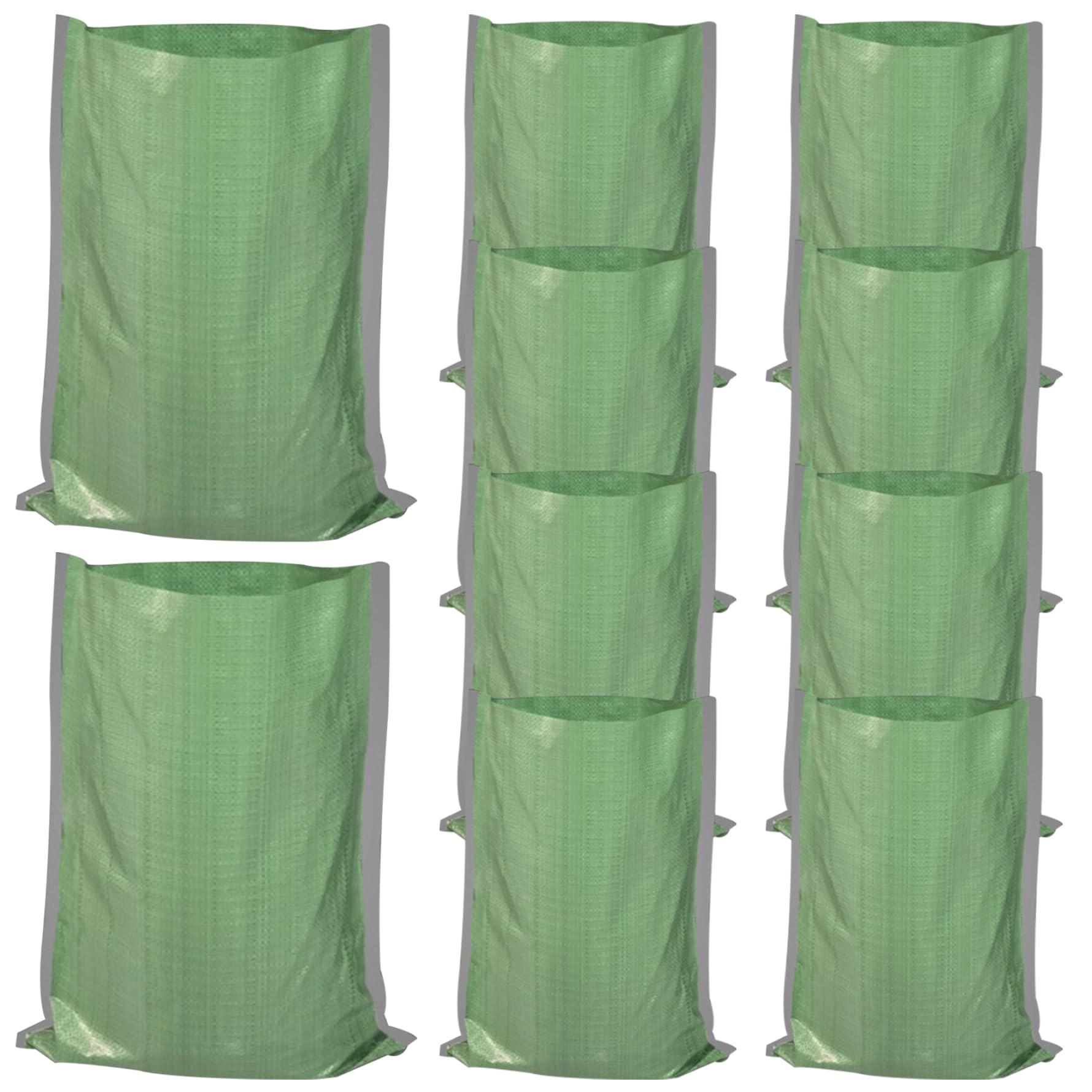 Bolsas de polipropileno de 24 x 39 pulgadas resistentes para residuos de jardín