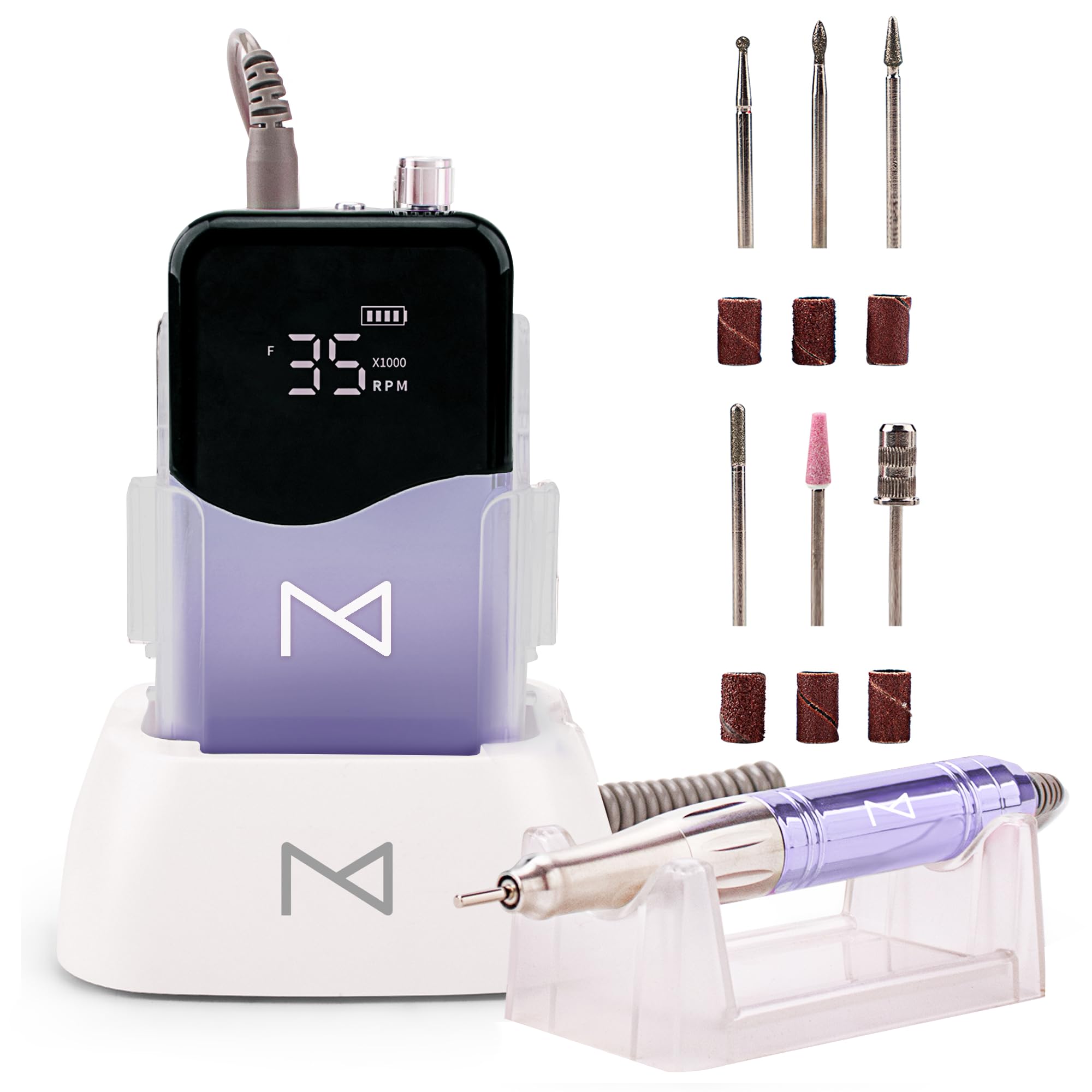 Amazon.com: M Mase- Professional Nail Drill Machine - Coreless 2