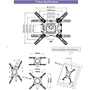 Gadget Wagon P4 Full Motion Cantilever TV Wall Mount 23-55 Inch LED LCD OLED Corner Bracket| 400mm Arm Swivel Tilt 27kg Load Heavy Duty | VESA 100x100-400x400mm Movable Swivel & Tilt gallery image