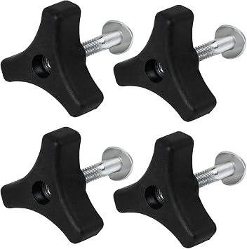 4 Sets Triangle Handle Knob Screw Bolt Fit for Honda Lawn Machine/Lawn Mower, Lawn Mower Handle Knobs Nut Bolt