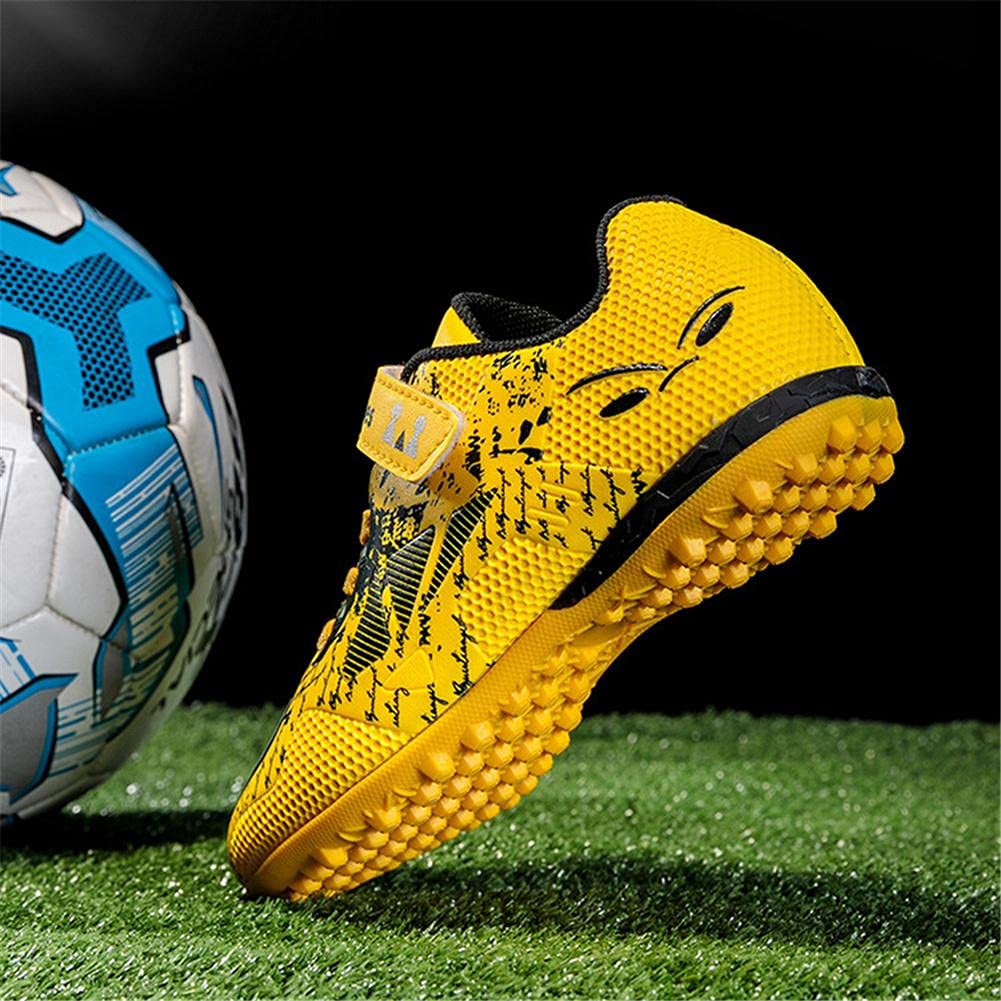Chaussures de football pour enfant - Unisexe - Légères et antidérapantes - Chaussures de football pour gazon artificiel - Taille 28-39