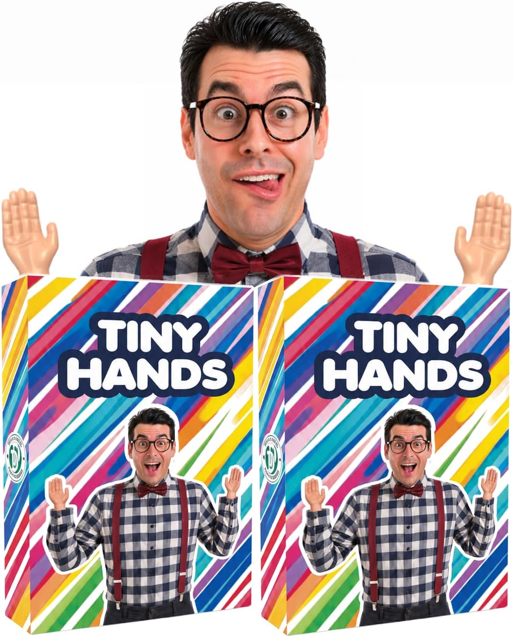 Tiny Hands Toy Puppet - (2 Pair) - Little Small Mini Hand Stick Puppet