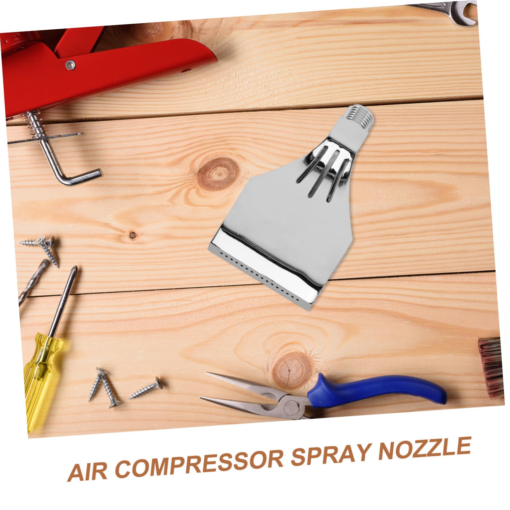 ULTECHNOVO 4 Pezzi Ugello per Compressore Aria Ugello Piatto per Soffiatore Facile Installazione e Compatibile con Vari per Applicazioni e Pulizia
