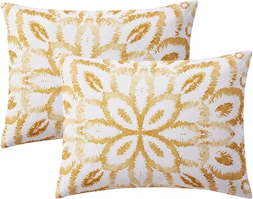 Miniatura 3 de Indigo Ink - Juego de edredón individual, ropa de cama suave de 2 piezas con funda a juego, decoración bohemia para el hogar, artículos esenciales