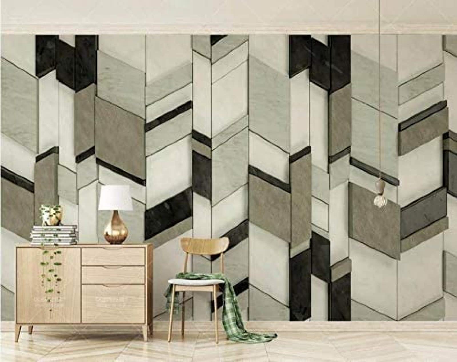 Stereostone Texture Diamond Mosaic Mural Modern Decoration Hd Art Print Poster Image Picture For Living Room Wall D 3D Wallpaper Home Decor Paste Living Room The Wall For Bedroom Mural-350cm×256cm