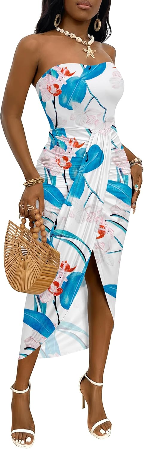 White Blue Floral#3