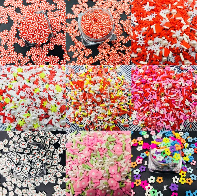 9 opakowań małych cukierków do żywicy, materiały DIY, paznokcie, sztuka, polimer, przezroczysta glina, akcesoria, DIY, cekiny, album do scrapbookingu, cukierki