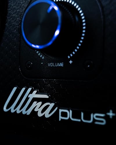 Miniatura 6 de Bumpboxx Bluetooth Boombox Ultra Plus  Boombox retro con altavoz Bluetooth  Incluye batería de litio recargable, correa de transporte y micrófono