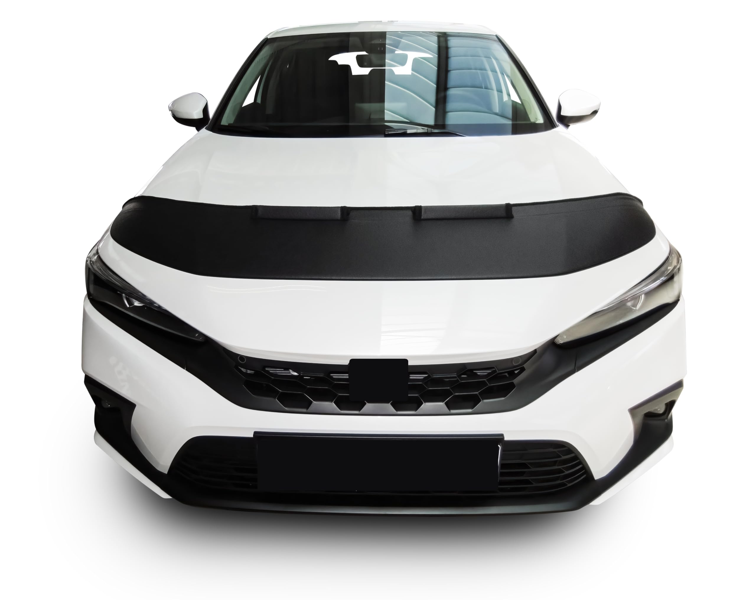 AB3-00809 Car Bra Compatible with Honda Civic 11 from 2021 Hood Bra Stone Chip Protection Tuning Bonnet Bra