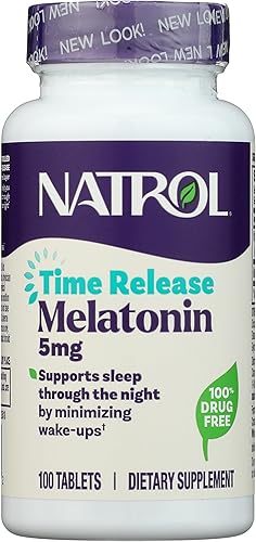 Melatonina 5mg de liberación prolongada, 0.32 lb